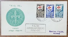 Busta Primo Giorno giochi ginnici 1951 Timbro Emissione 18 Maggio 1951