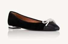 AQUAZZURA Black Suede Leather