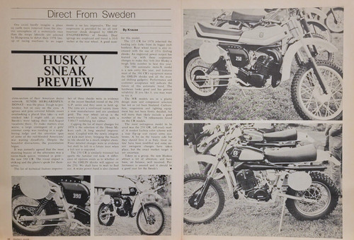 Articolo moto husqvarna 125 - articolo,