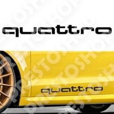 Adesivi audi quattro 2pz - audi,