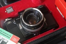 Contax Zeiss ikon contarex super black EXC 2o type distagon 25mm 2,8 + planar f2