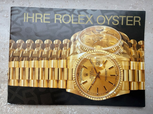 Tuo rolex oyster - rolex, booklet