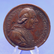 Medaglia Papa Pio VI 1779