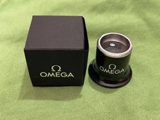 Omega lente monocolo nero e silver mai usato 2,5 ingrandimenti
