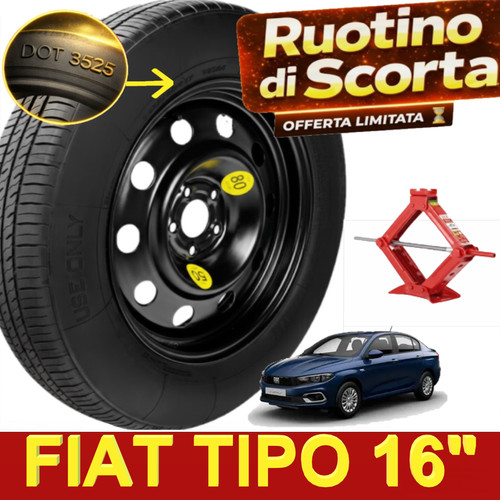 Ruotino scorta per fiat - per,