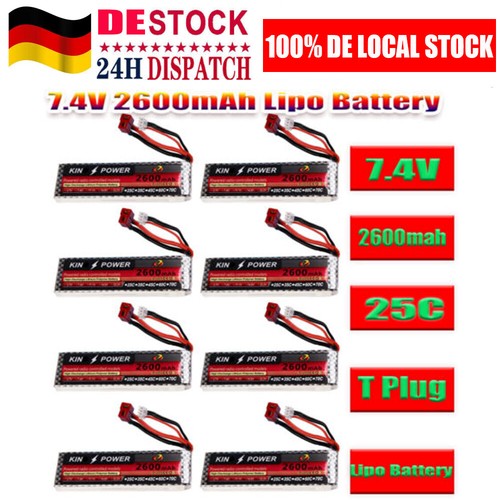 2600mah batteria lipo - 7,4v,