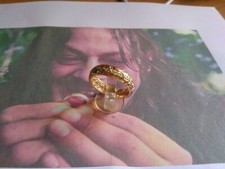 Unico Anello Signore degli Anelli nuova versione ORO 18 KT-prodotto artigiano