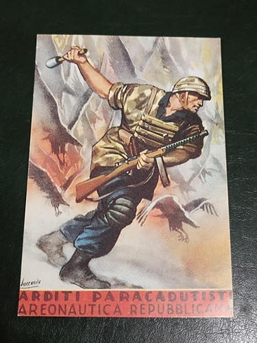Cartolina arditi paracadutisti - cartolina,