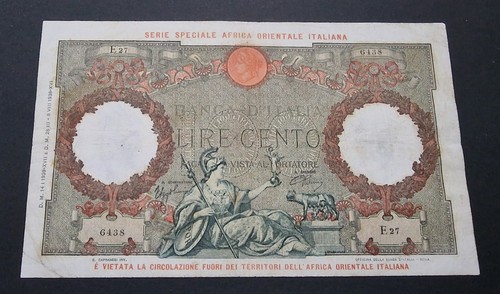 Cento 100 lire aquila romana - lire,