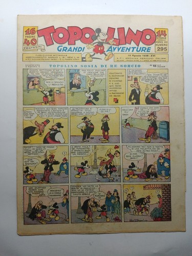 Fumetto topolino giornale - topolino,