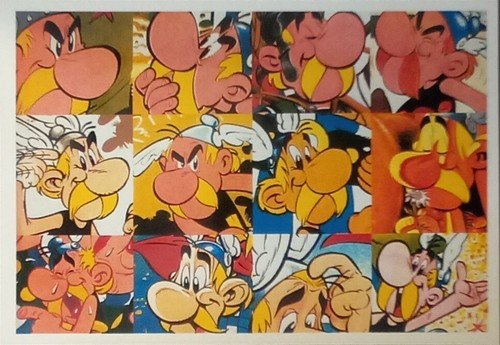 Cartolina fumetto asterix - fumetto,