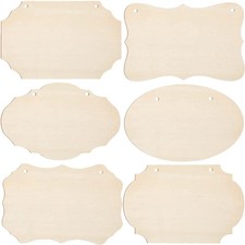 6 pezzi insegne vuote da