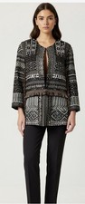 Giacca cardigan boho etnico