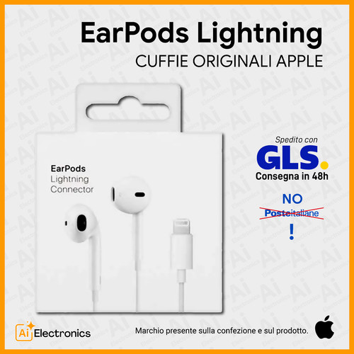 Cuffie apple earpods lightning - cuffie,