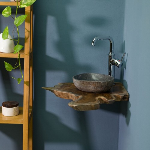 Lavabo angolare legno - in, per