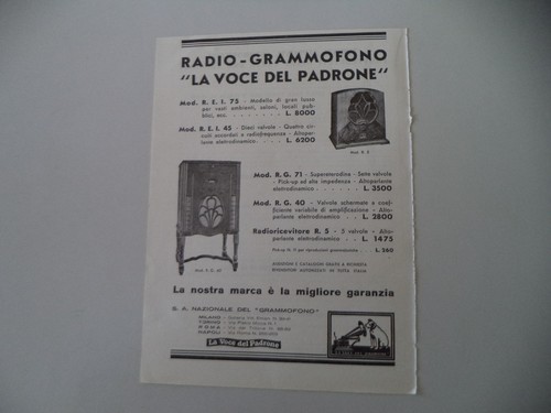 Advertising pubblicità 1932 - advertising,