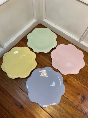 Lotto piatti ceramica petali - lotto,