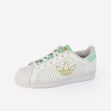 ADIDAS SUPERSTAR W SNEAKERS BIANCO VERDE DONNA FX6041