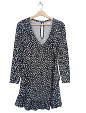 HOLLISTER Abito a maniche lunghe Donna Abito Taglia IT 40 grigio chiaro elegante