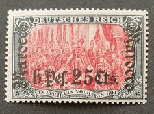 Dt. Post in Marokko MiNr. 33 A