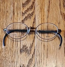 Montatura occhiali da vista Swissflex SFC Sk04/44 marrone ovale per bambini con cavo Made in Switzerland