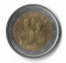 Rara Moneta 2 euro "GRAZIE"