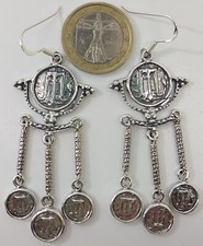 Orecchini Monete Argento