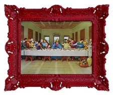 Quadro 12 Apostolo Ultima Cena Icone Antico Barocco Look 56x46 CM Religiosa Mix