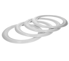 FASCE BIANCA PER RUOTE DA 12 POLLICI 4 PZ  FIAT 500 EPOCA , GOMME NO COMPRESE