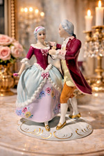 Rara statuina porcellana