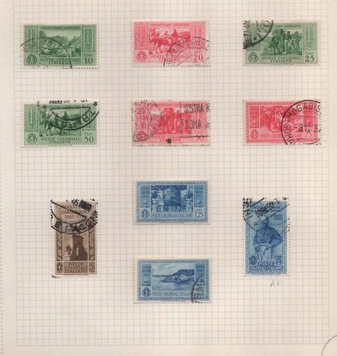 Colonie italiane emissioni - ",