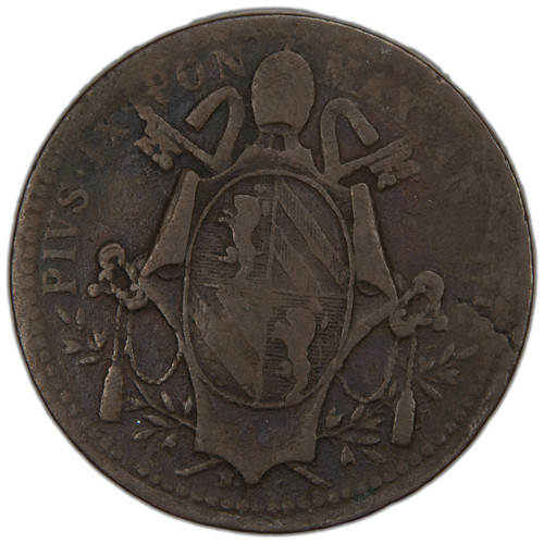Papal states 1849 baiocco - states,