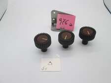 Manopole cucina a gas, dentate - 3 pezzi - foro 5 mm