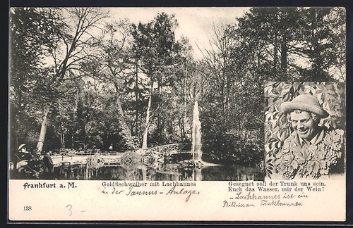 Cartolina francoforte sul - cartolina,
