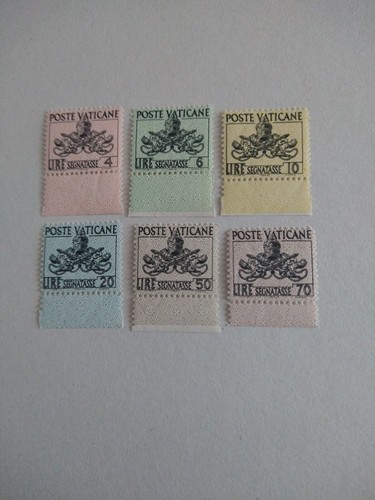 Vaticano 1954 segnatasse - 1954, 6