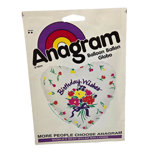 Palloncino vintage anagramma - palloncino,