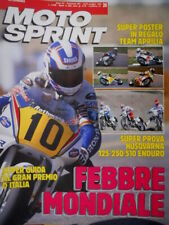 Motosprint 20 1990 Poster Team Aprilia. Prova Husqvarna 125/250/510 Enduro