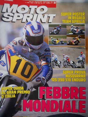 Motosprint 1990 poster team - 20,