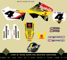 Kit Grafica Completo Suzuki Rm