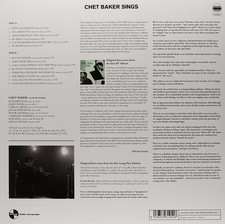 Chet Baker Sings (Vinyl LP)