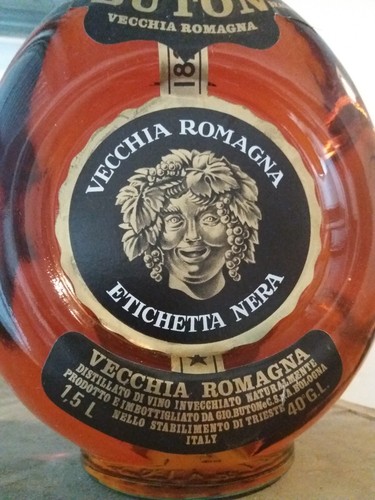 Vecchia romagna etichetta - vecchia,