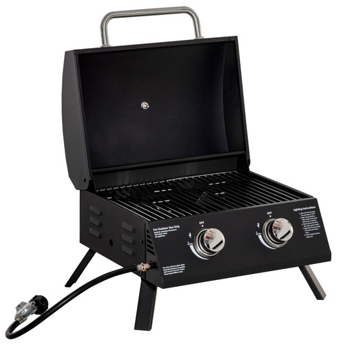 Barbecue gas pieghevole con - barbecue,