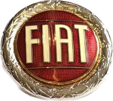Stemma Fiat smaltato tondo