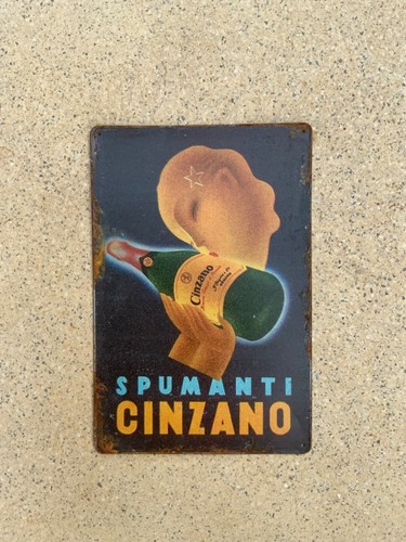 Insegna metallo spumanti - in,