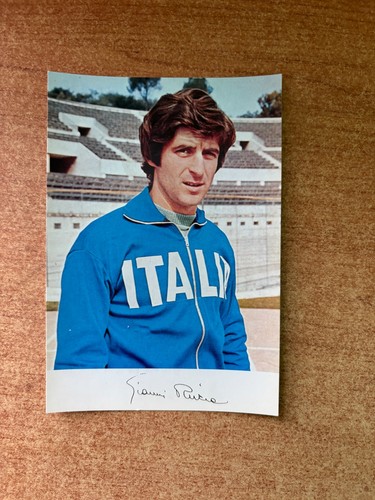 Cartolina italia gianni rivera - italia,