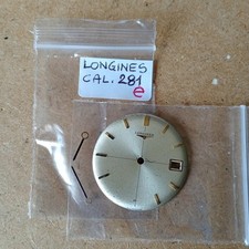 Longines Dial + Set of Spheres/ Quadrante + Lancette Vintage USED Cal. 281
