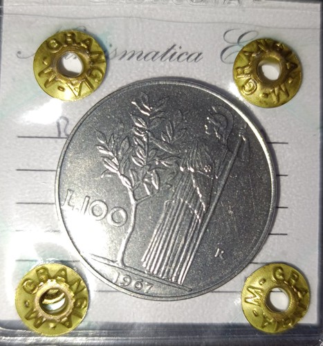 100 lire minerva tipo 1967 - 100, 1