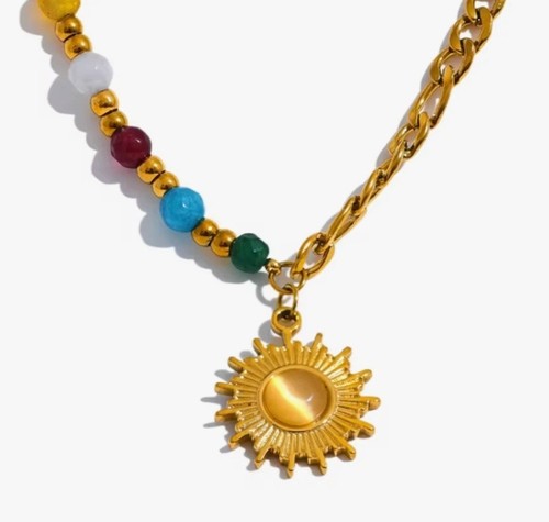 Collana donna acciaio - collana,
