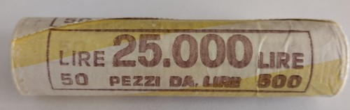 Rotolino 500 lire istat - rotolino,