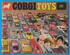 CORGI TOYS ANNO 1972 CATALOGO LIBRETTO AUTO MODELLINI ILLUSTRATI